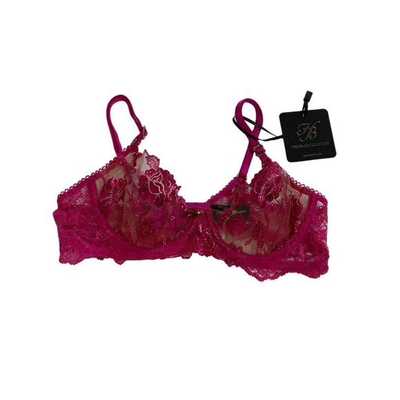 Honey Birdette Whitney Bra in Hot Pink